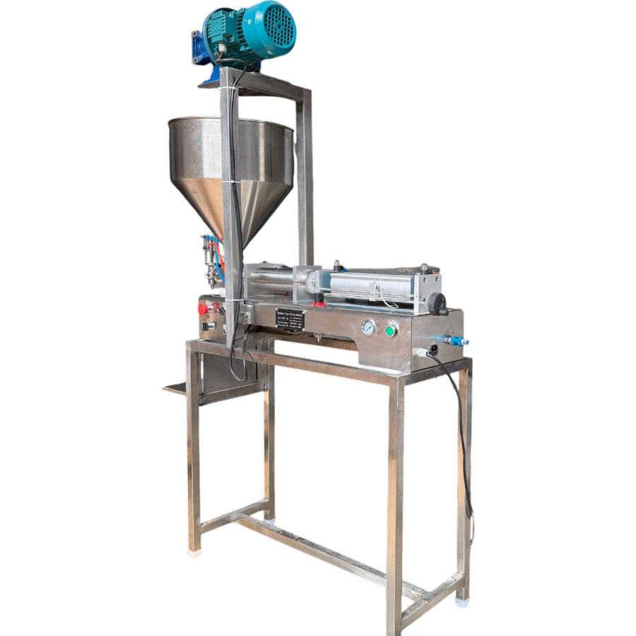 Piston Filling Machine With Stirrer